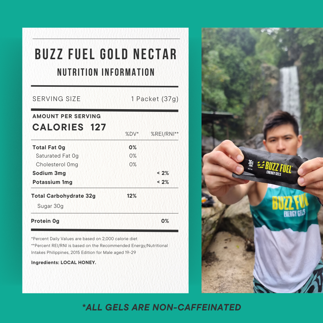 Buzz Fuel Energy Gel - Gold Nectar