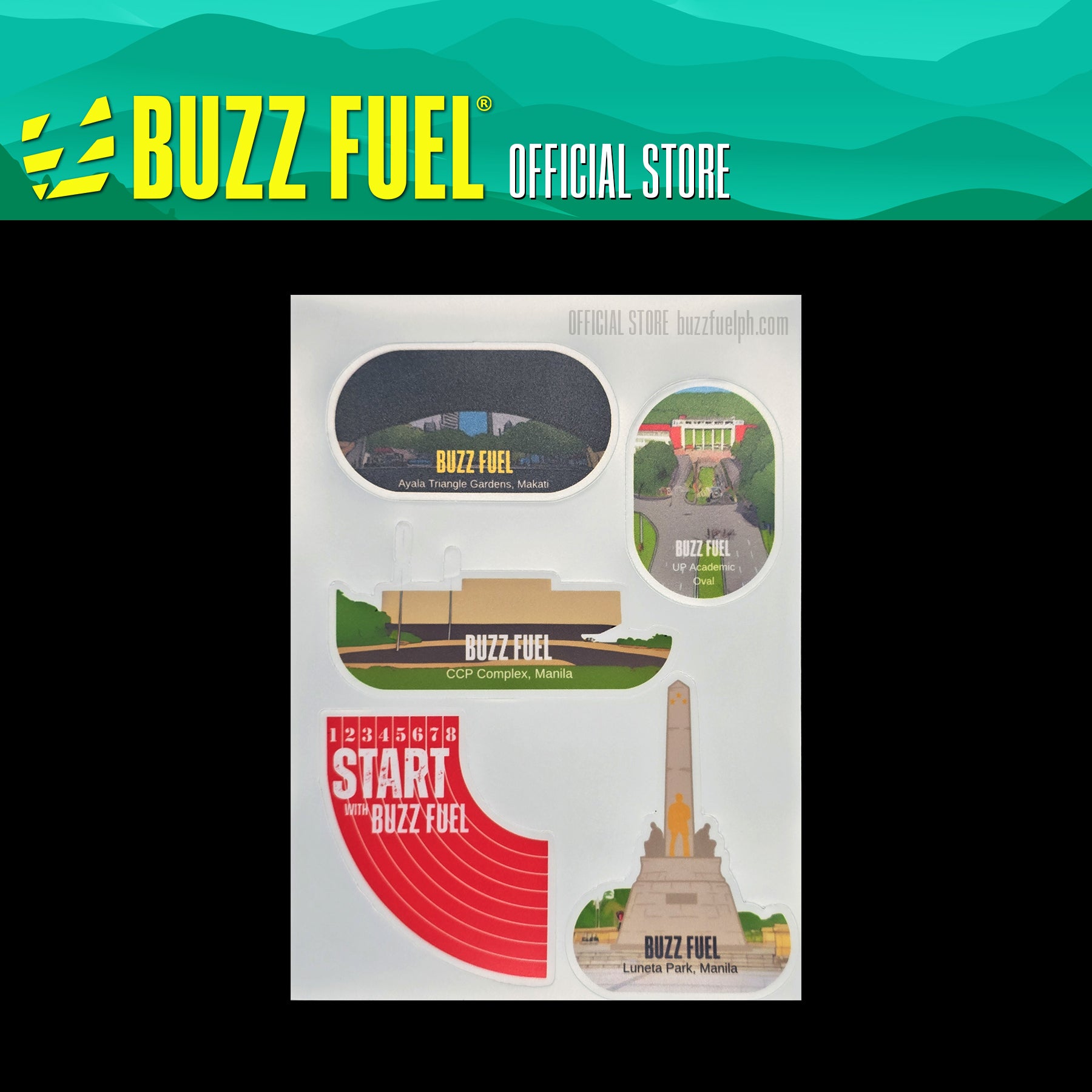 Buzz Fuel Signature Sticker Packs