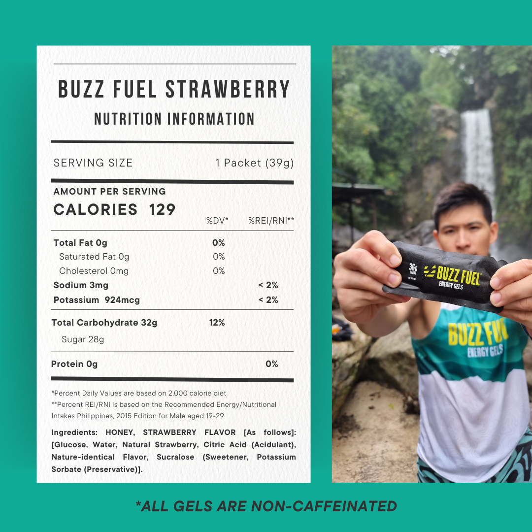 Buzz Fuel Energy Gel - Strawberry